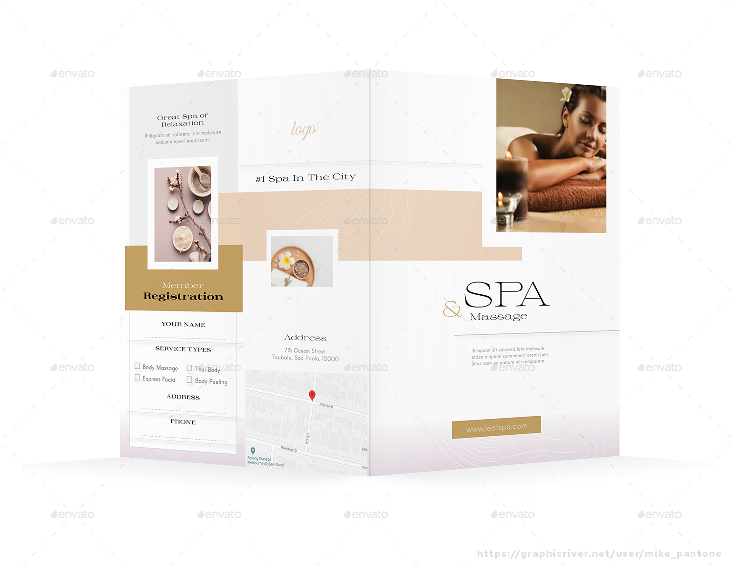 Spa And Massage Print Bundle Print Templates Graphicriver